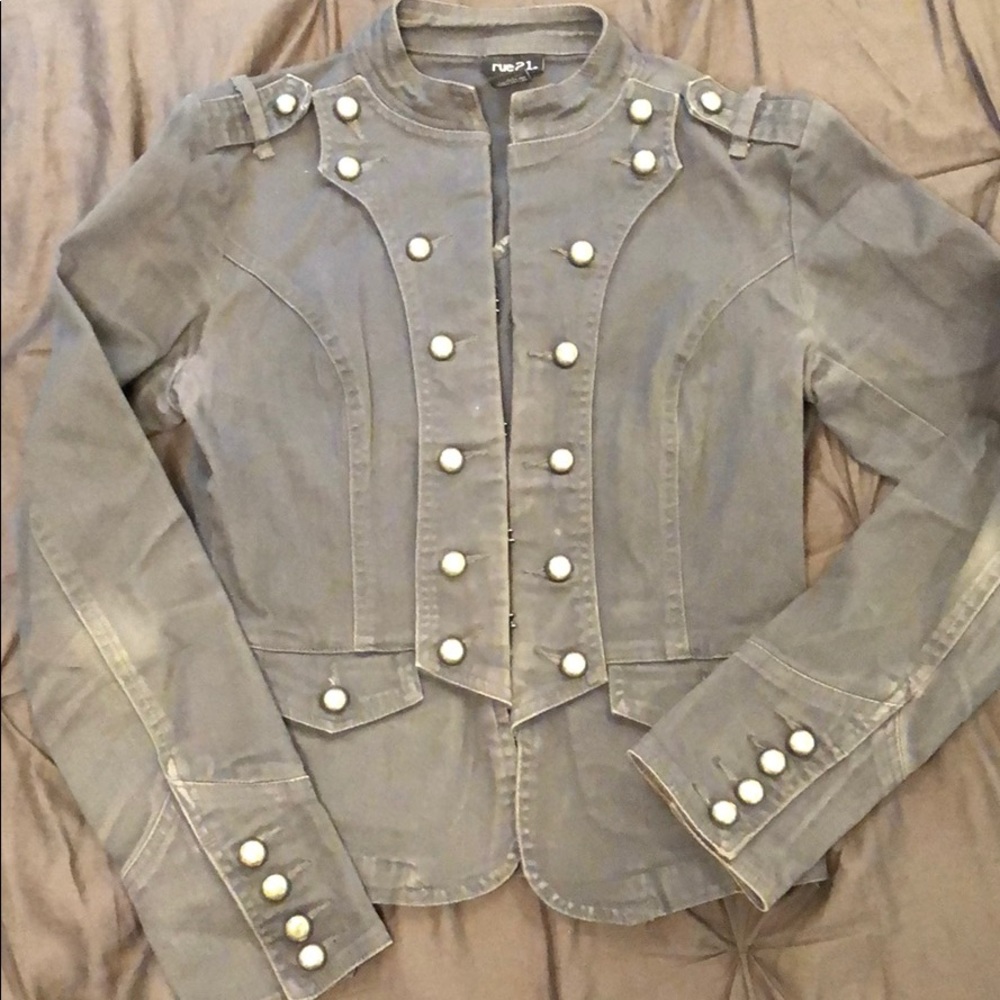 Charcoal denim jacket